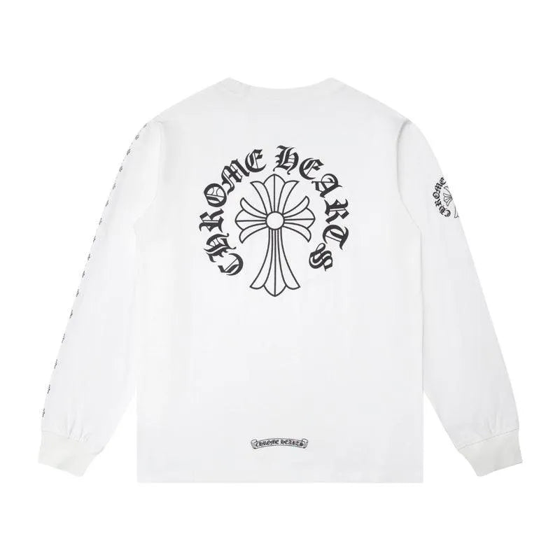 Chrome Heart Printed Long Sleeves T-Shirt