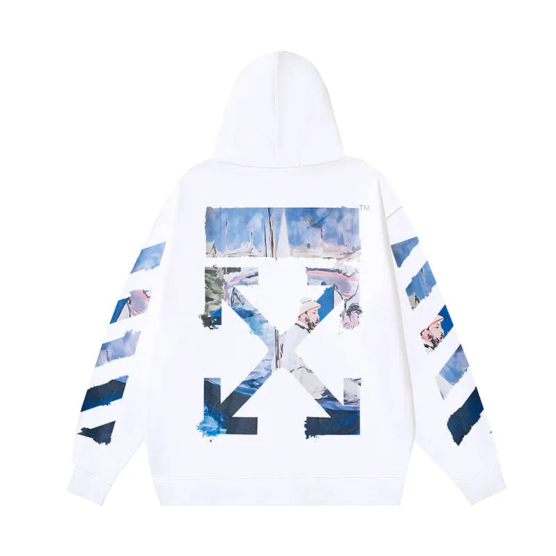 Off-White Oil Painting Arrows Hoodie