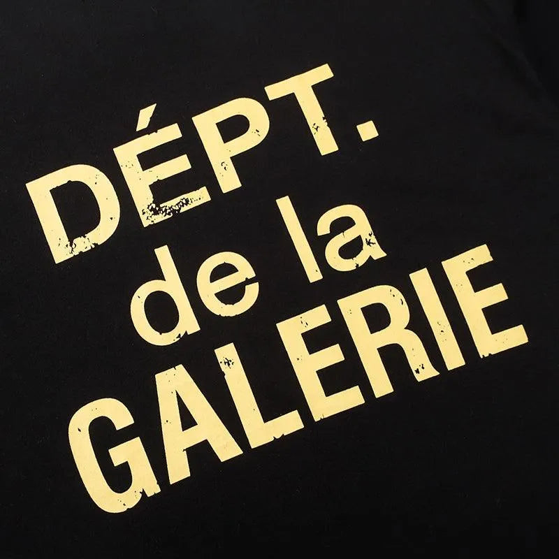 Gallery Dept. Black Logobrand T-Shirt