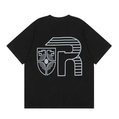 Rhude Banque Black Printed T-shirt