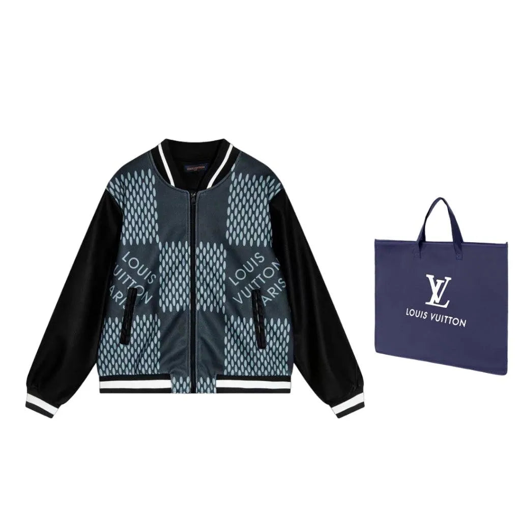 Louis Vuitton Square Blue Collegiate Jacket