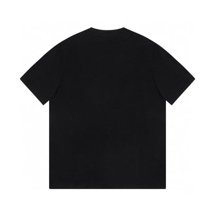 Lanvin Heart Logobrand Black T-Shirt