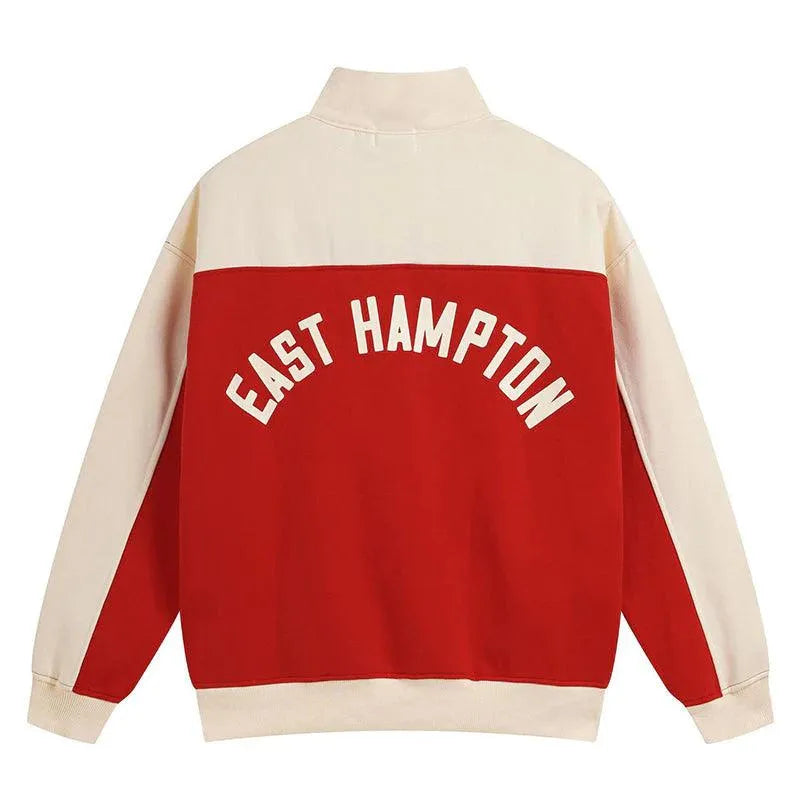 Rhude East Hampton Varsity Cotton Sweatshirt