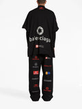 Balenciaga Icon Sports Black T-Shirt