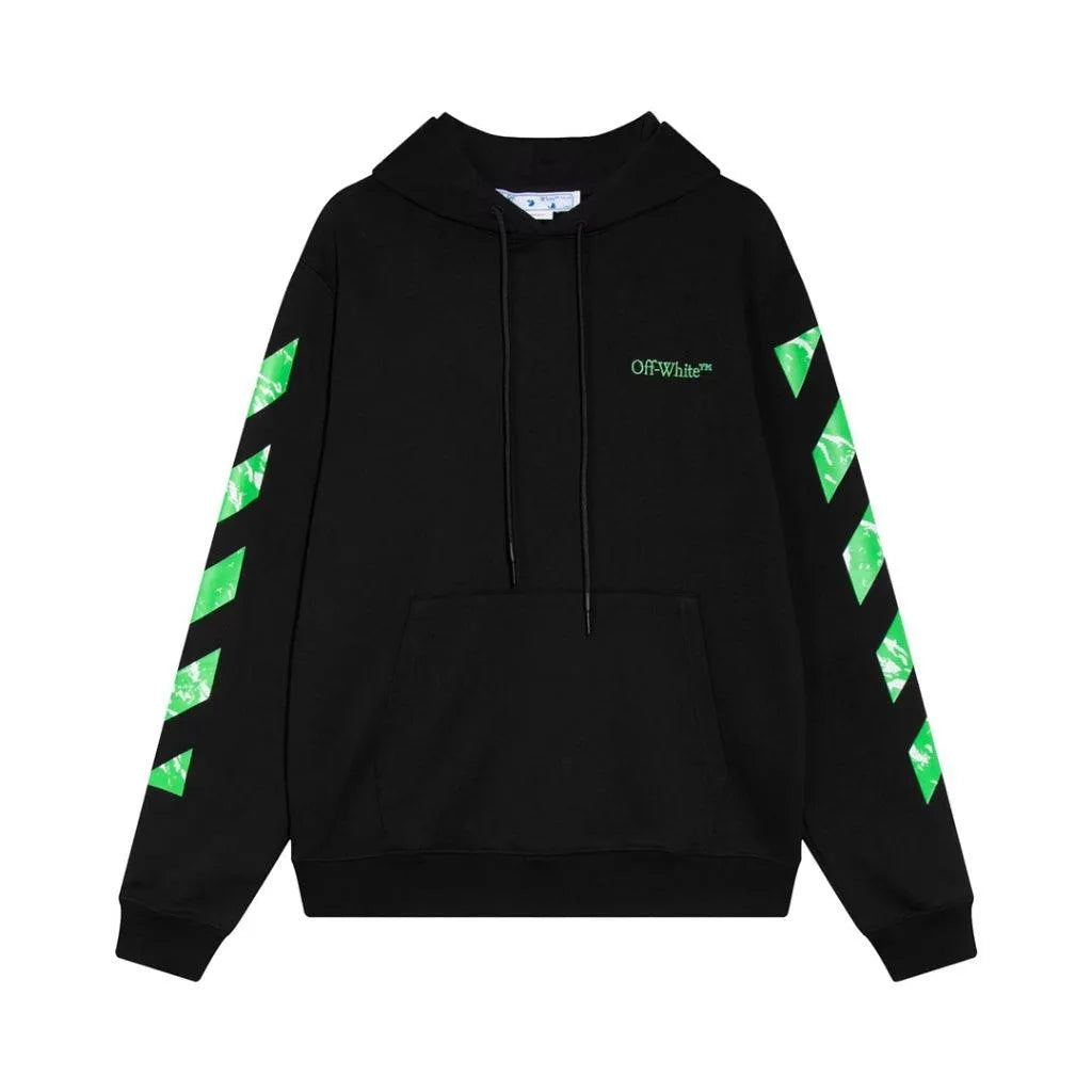 Off-White Hoodie HD2023 Neon Green