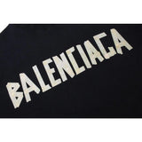 Balenciaga Tape Type Black Sweatshirt