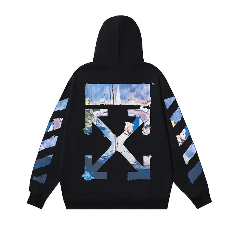 Off-White Oil Painting Arrows Hoodie