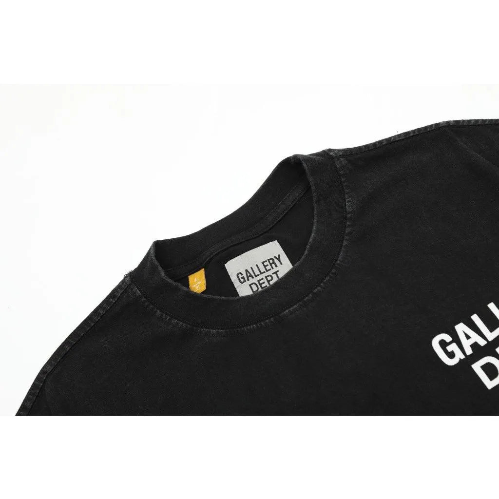 Gallery Dept. Black Logobrand T-Shirt