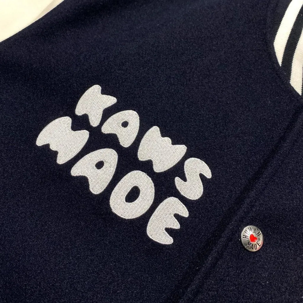 Human Made Vs Kaws Exclusive Collegiate Jacket