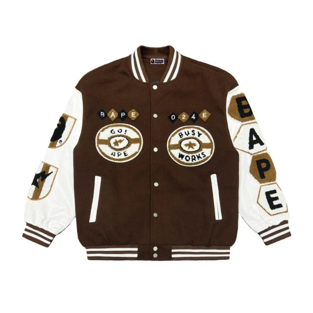 BAPE A Bathing Ape Collegiate Jacket