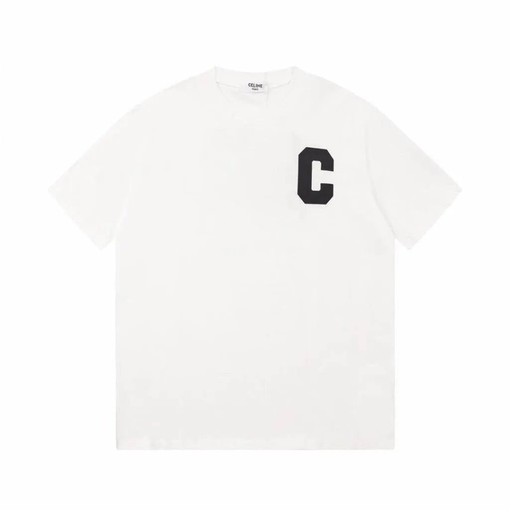 Celine in Paris Logobrand White T-shirt