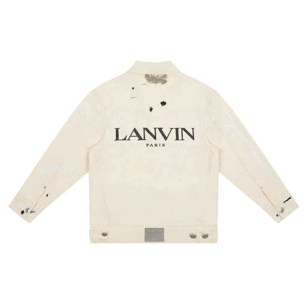 Lanvin Jeans Logobrand Painted Jacket