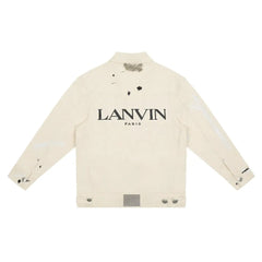 Lanvin Jeans Logobrand Painted Jacket