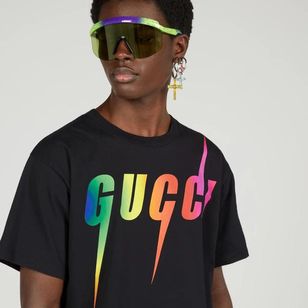 Gucci Cotton Blade Print T-Shirt