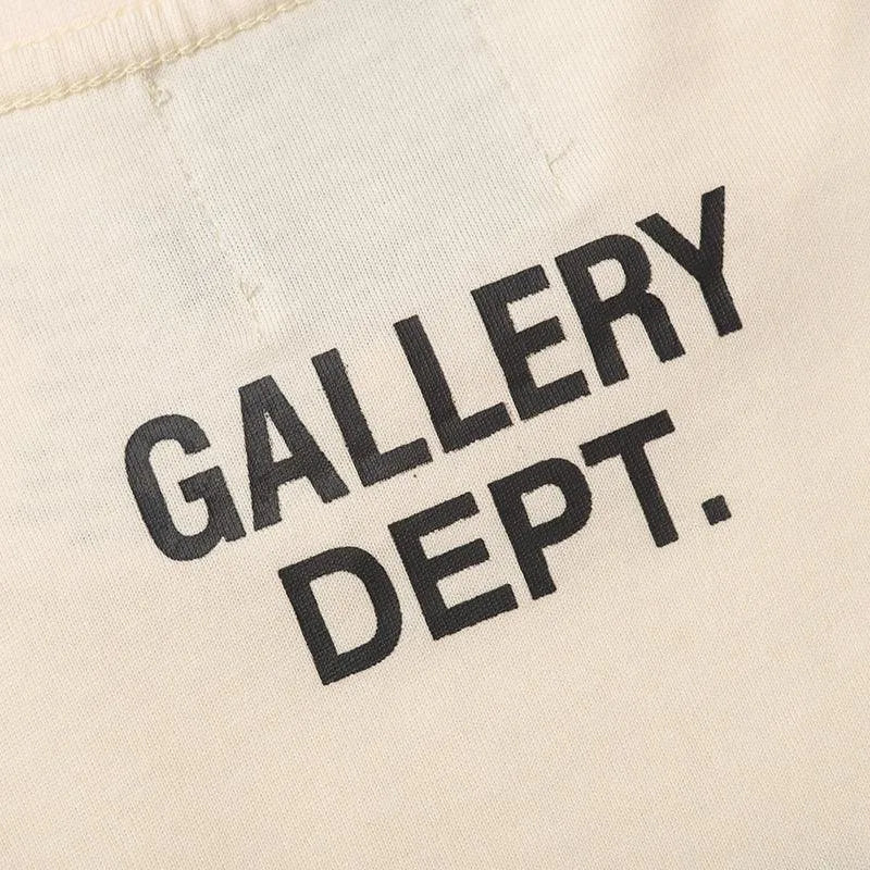 Gallery Dept. Don't Be Racist Beige T-Shirt