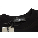 Balenciaga Archives Logo Black T-shirt