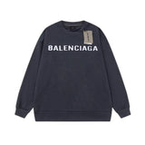 Balenciaga 2023 Logobrand Fleece Sweatshirt