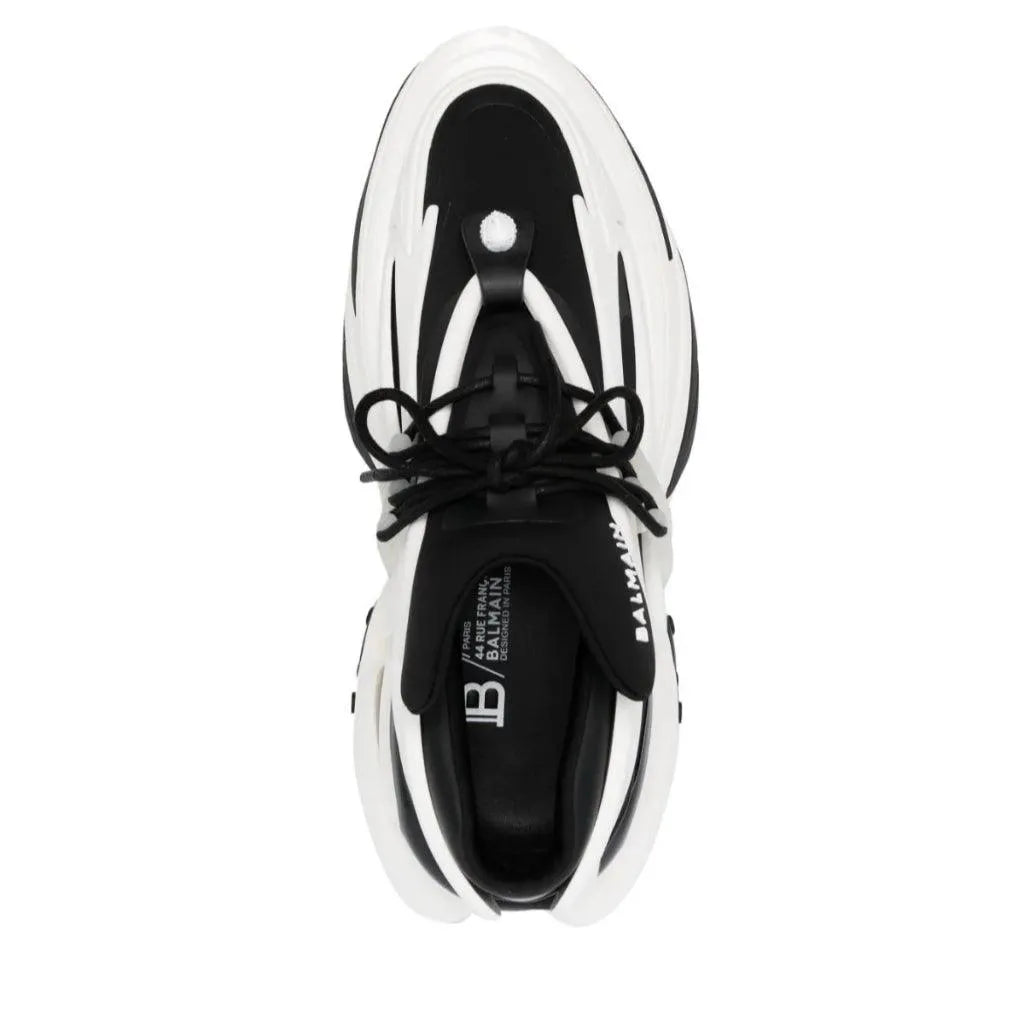 Balmain Chunky Unicorn Sneaker White & Black