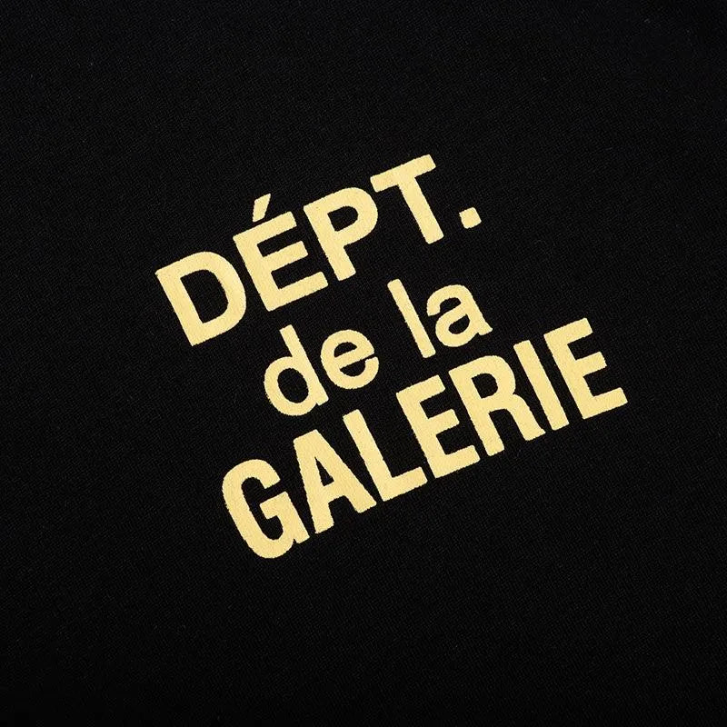 Gallery Dept. Black Logobrand T-Shirt