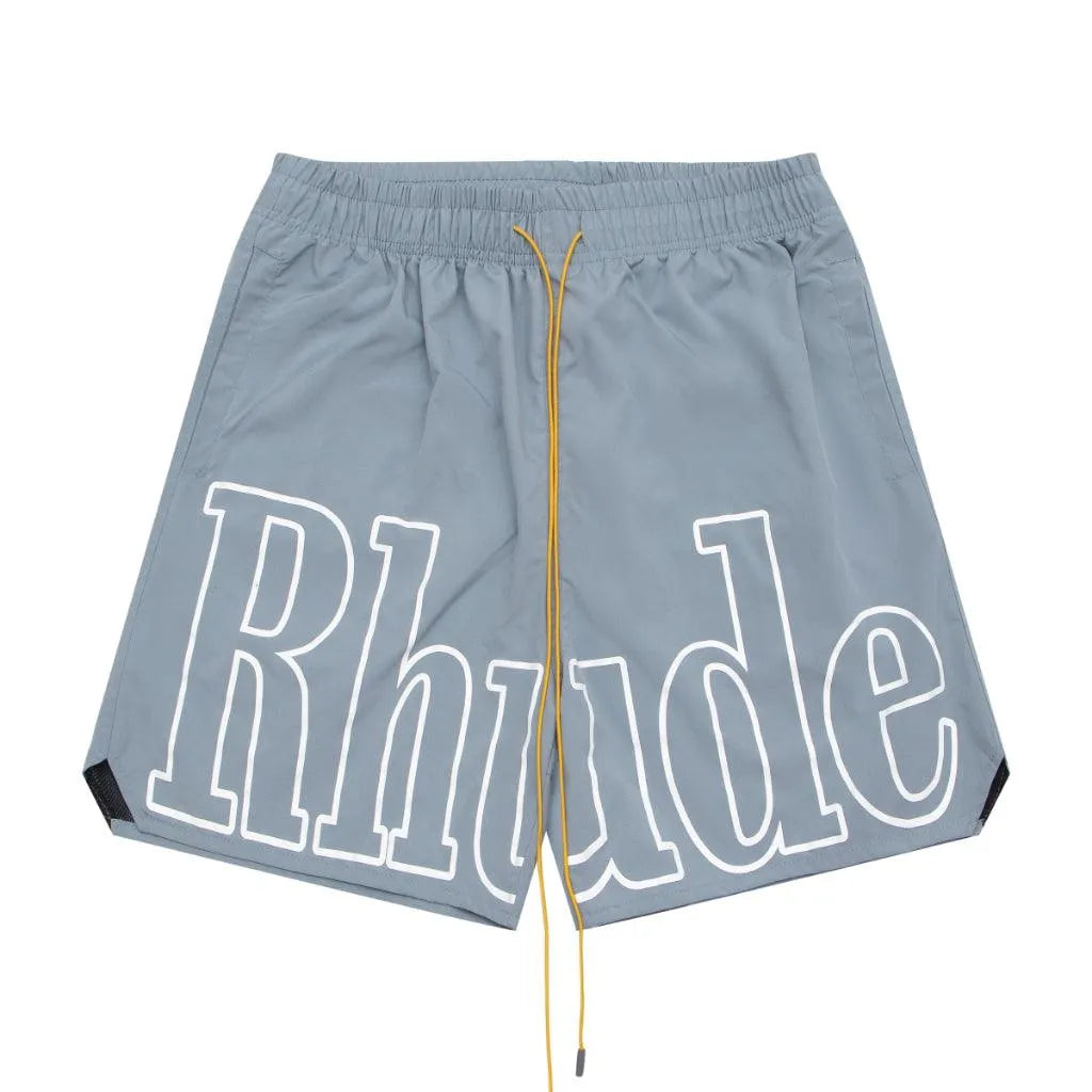 Rhude Logobrand Shorts Blue