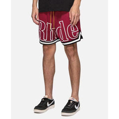 Rhude Logobrand Red Shorts