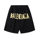 Balenciaga Logobrand Sweatshorts BB Black