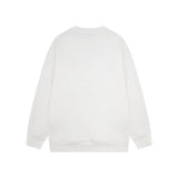 Balenciaga BackFlip White Fleece Sweatshirt