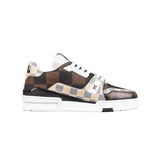 Louis Vuitton Trainer Skater Sneakers Brown Squared