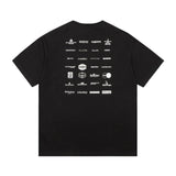 Balenciaga Archives Logo Black T-shirt