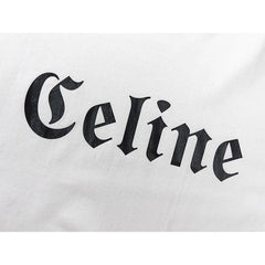 Celine Forklift Logobrand White T-shirt