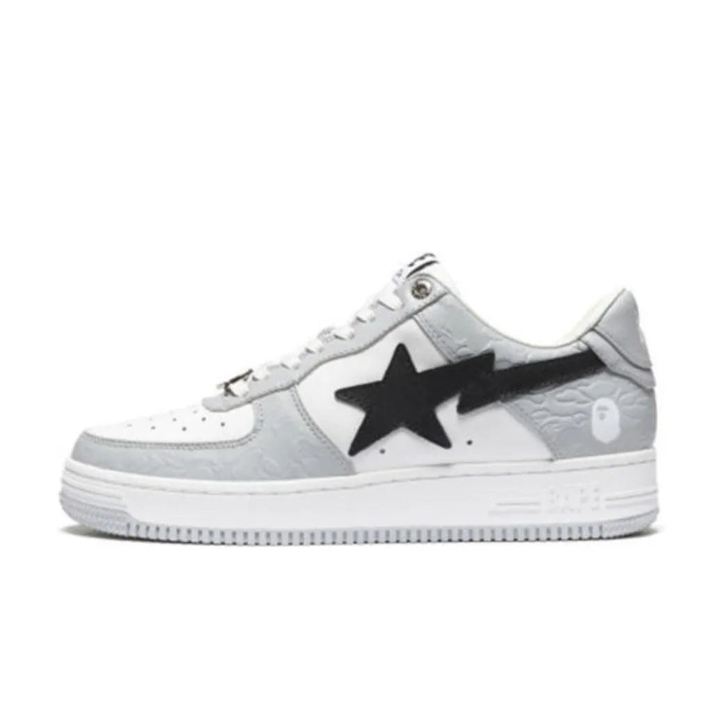 BAPE A Bathing Ape Sneaker Gray #01