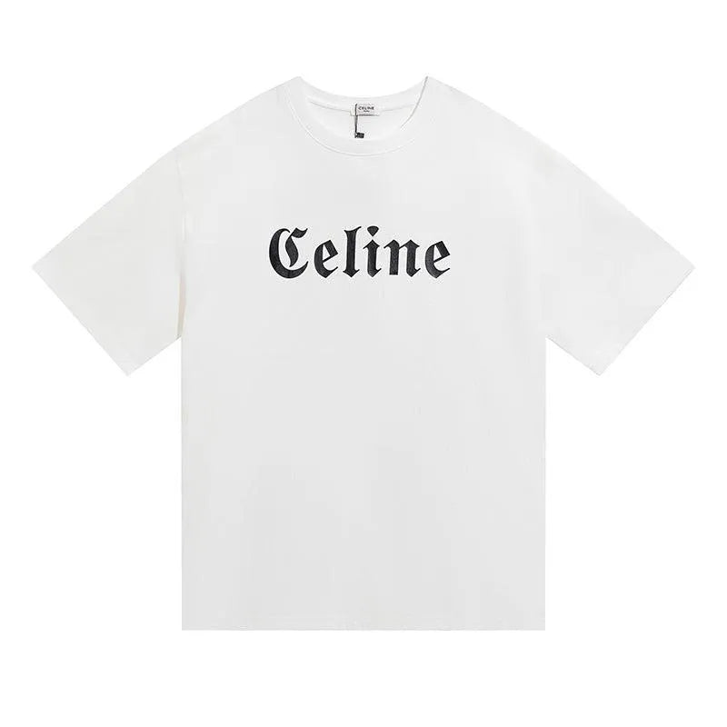 Celine Forklift Logobrand White T-shirt