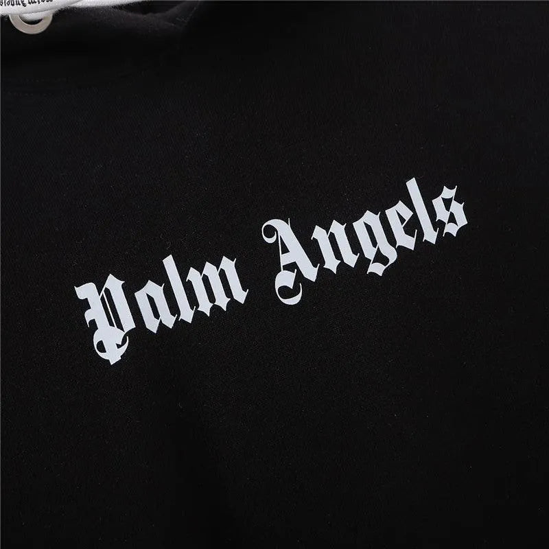 Palm Angels Logobrand Black Sweatshorts