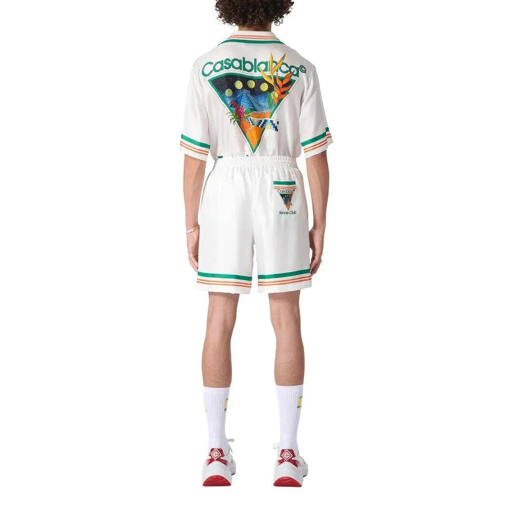 Casablanca Tennis Club Icon Silk Shirt