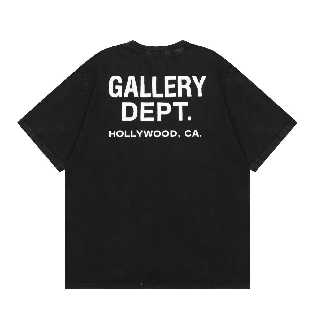 Gallery Dept. Black Logobrand T-Shirt