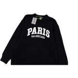 Balenciaga City Paris Black Fleece Sweatshirt