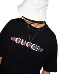 Gucci Printed Cotton Jersey T-shirt