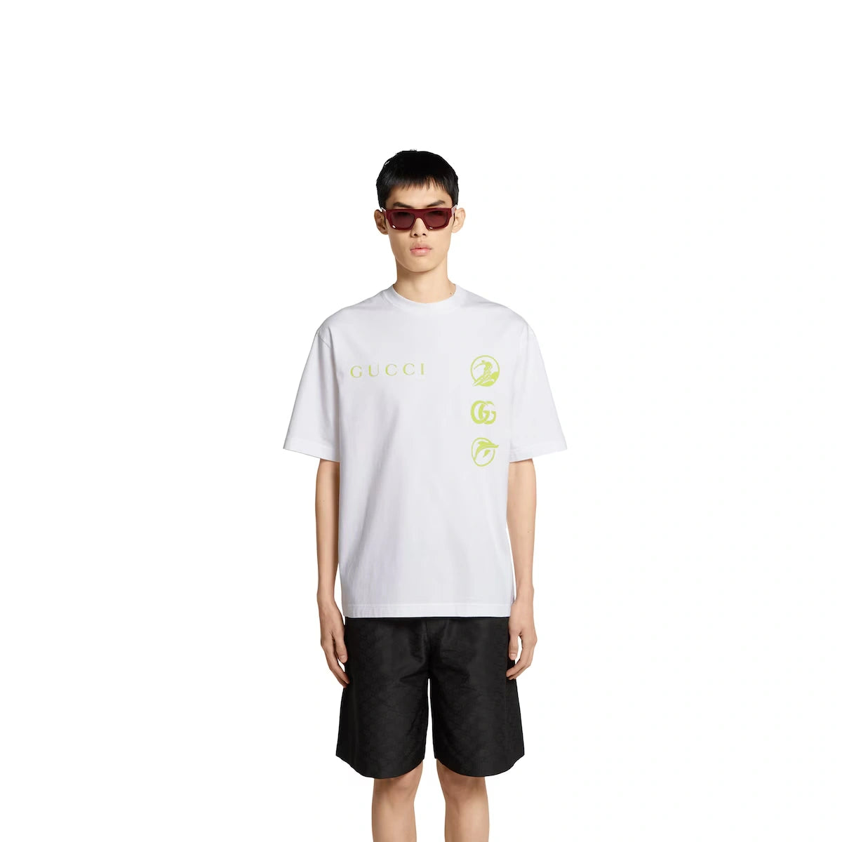 Gucci Printed Cotton Jersey T-shirt