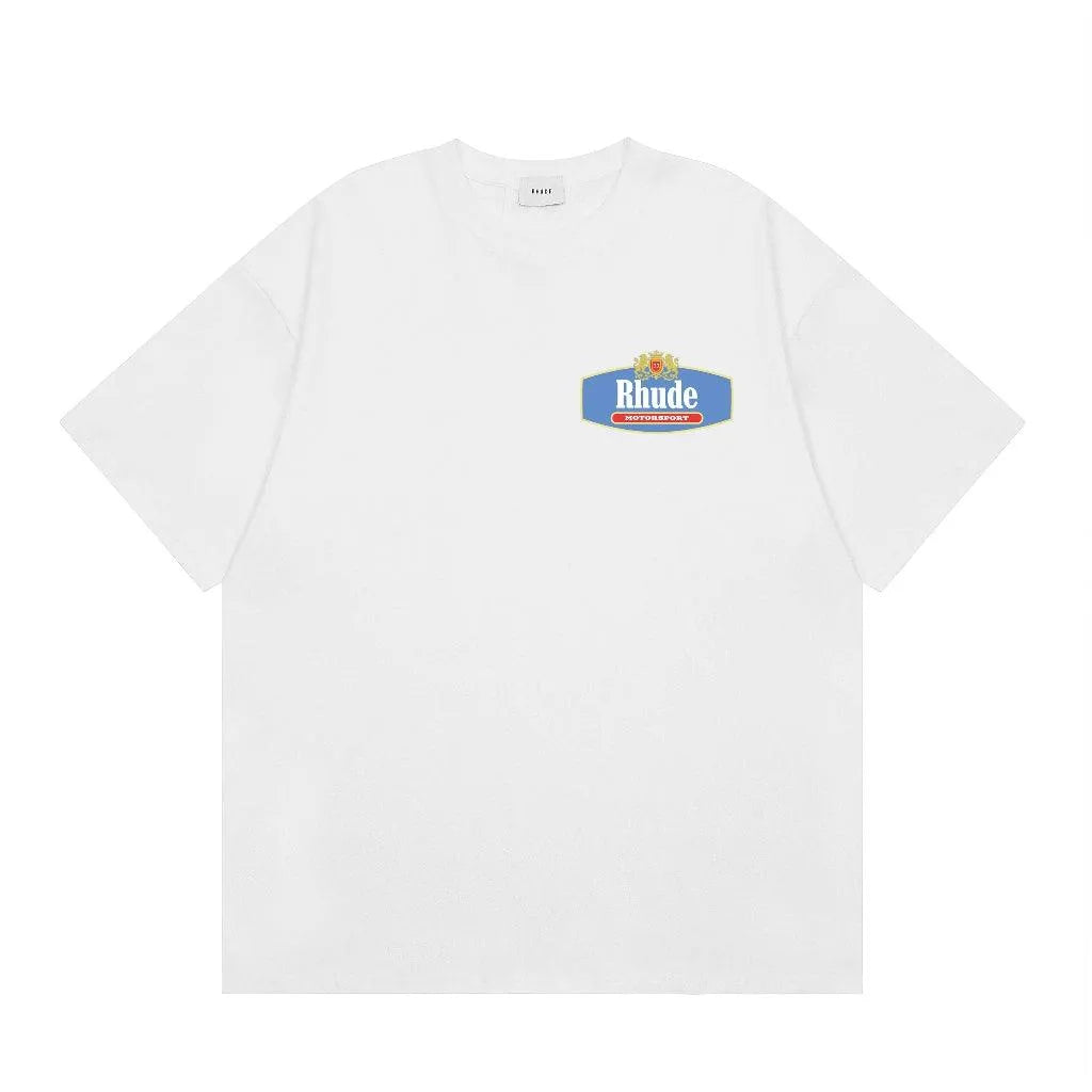 Rhude Hops Printed Cream T-shirt