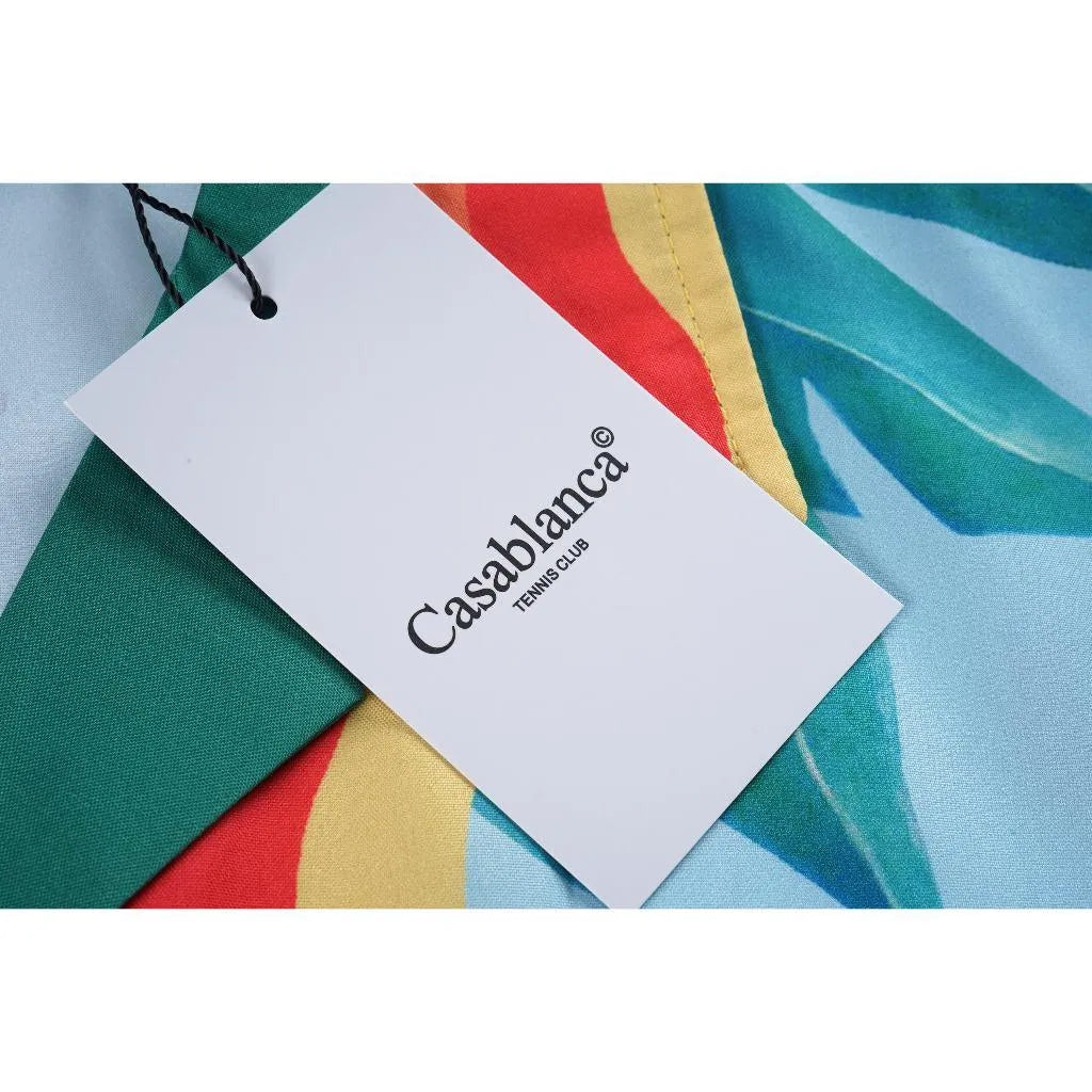 Casablanca Palm Spring Tennis Club Cuban Collab Silk Shirt