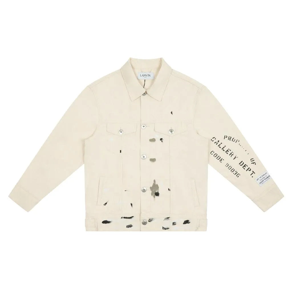 Lanvin Jeans Logobrand Painted Jacket