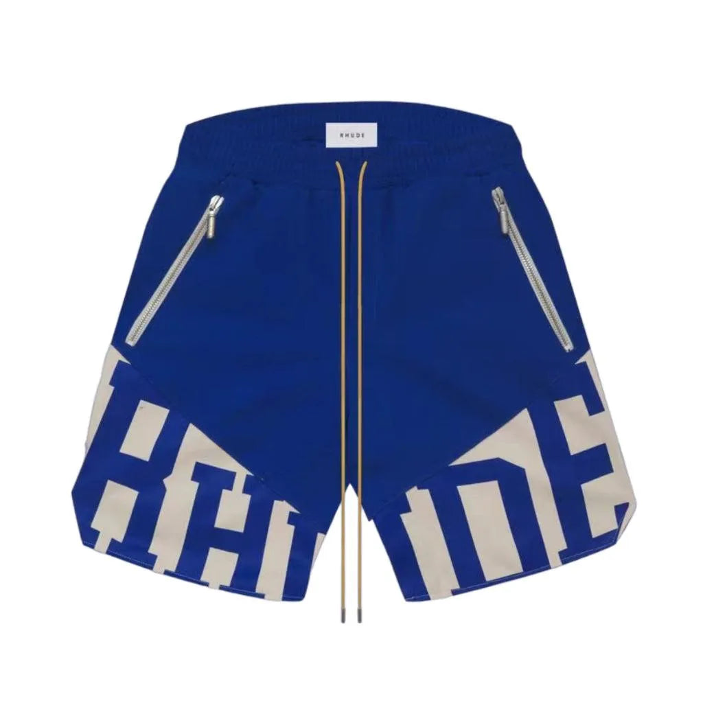 Rhude Logobrand Shorts Blue