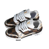 Louis Vuitton Trainer Skater Sneakers Brown Squared