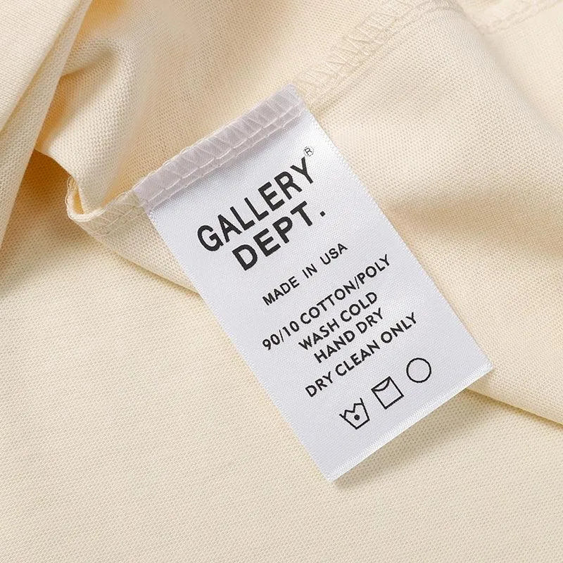 Gallery Dept. Beige Logobrand T-Shirt