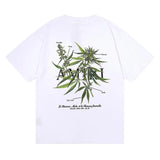 Amiri Black Leaves Cannabis Tee