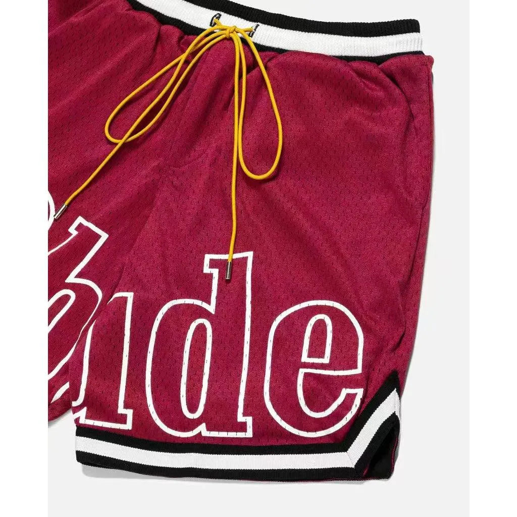 Rhude Logobrand Red Shorts