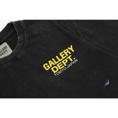 Gallery Dept. Painted Black Logobrand T-Shirt