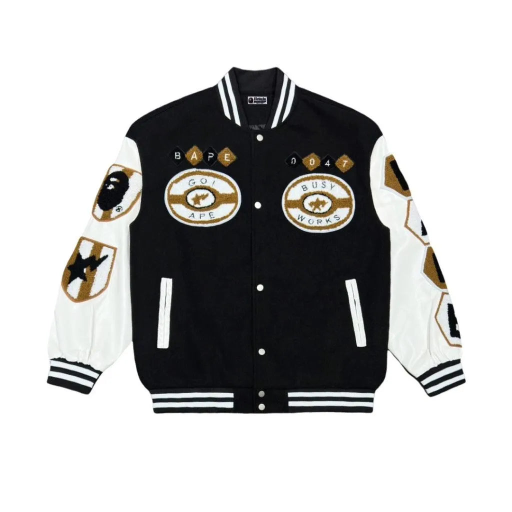 BAPE A Bathing Ape Collegiate Jacket