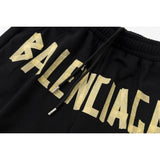 Balenciaga Logobrand Sweatshorts BB Black