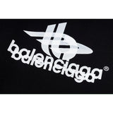 Balenciaga Layered Sports Round Oversized Sweatshirt